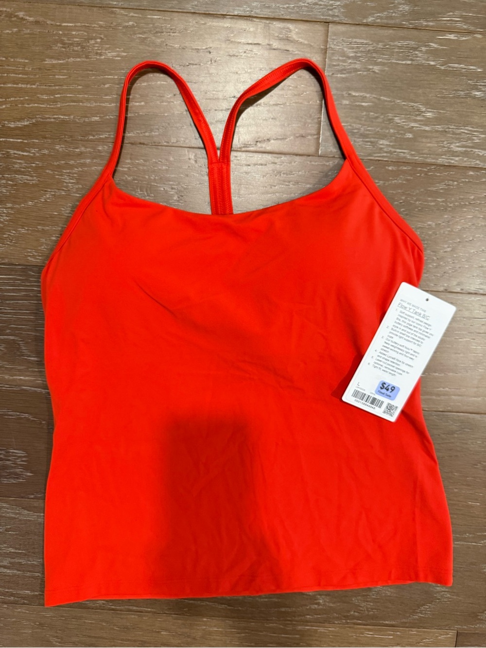 Lululemon Flow Y Tank B/C Soft Support Design